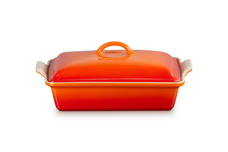 Le Creuset Auflaufform "Tradition" mit Deckel 