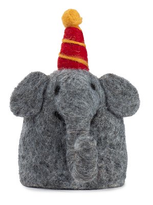 Eierwärmer Elefant mit Hut von Baden