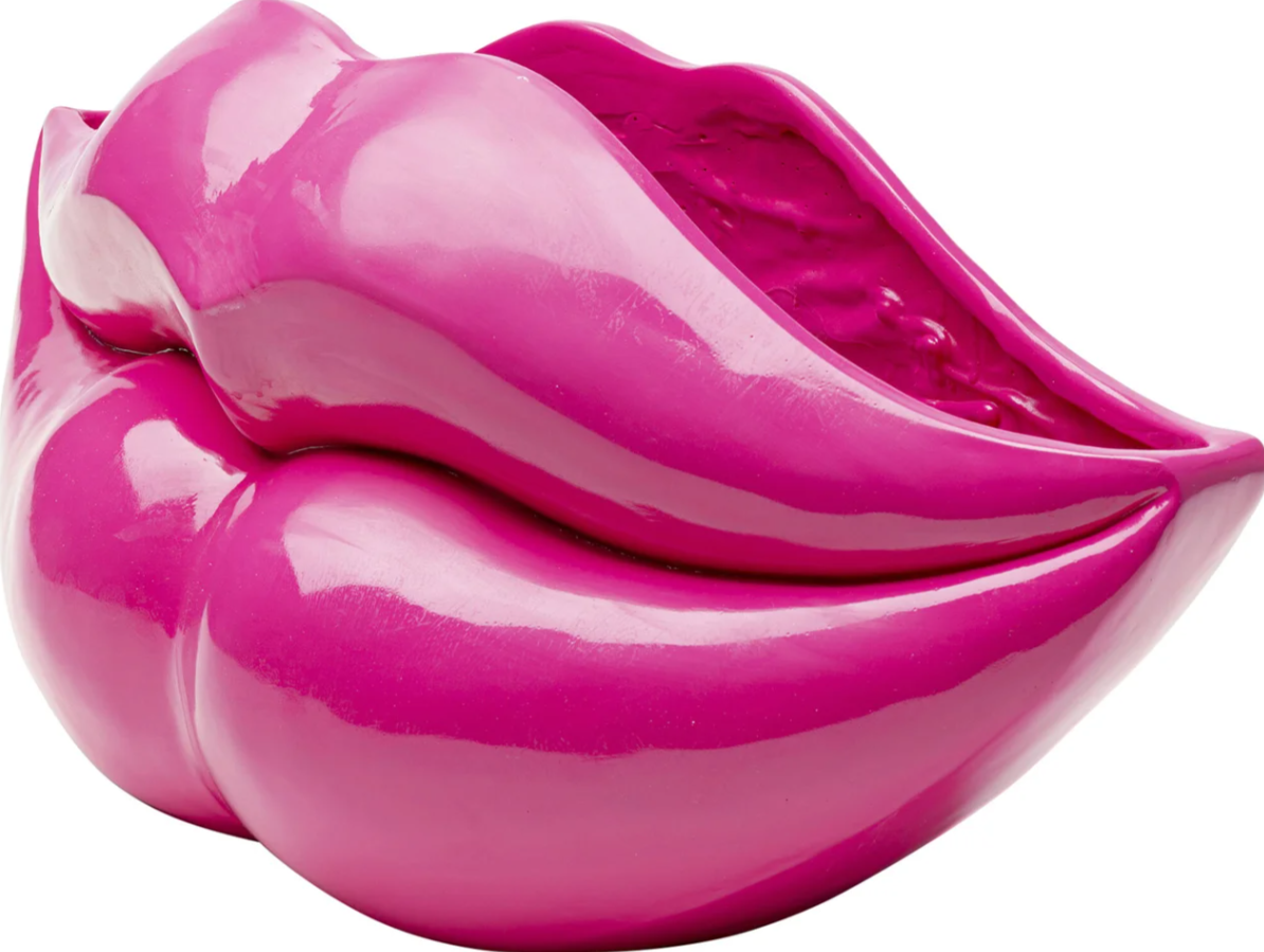 Lips Pink Vase 28 cm