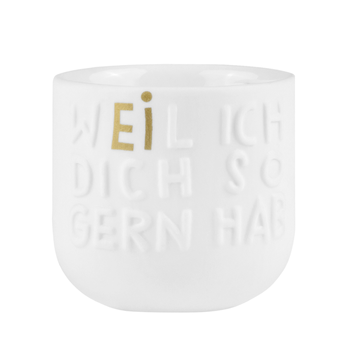 DINING Guten Morgen Eierbecher " Weil ich dich so gern hab" von Räder